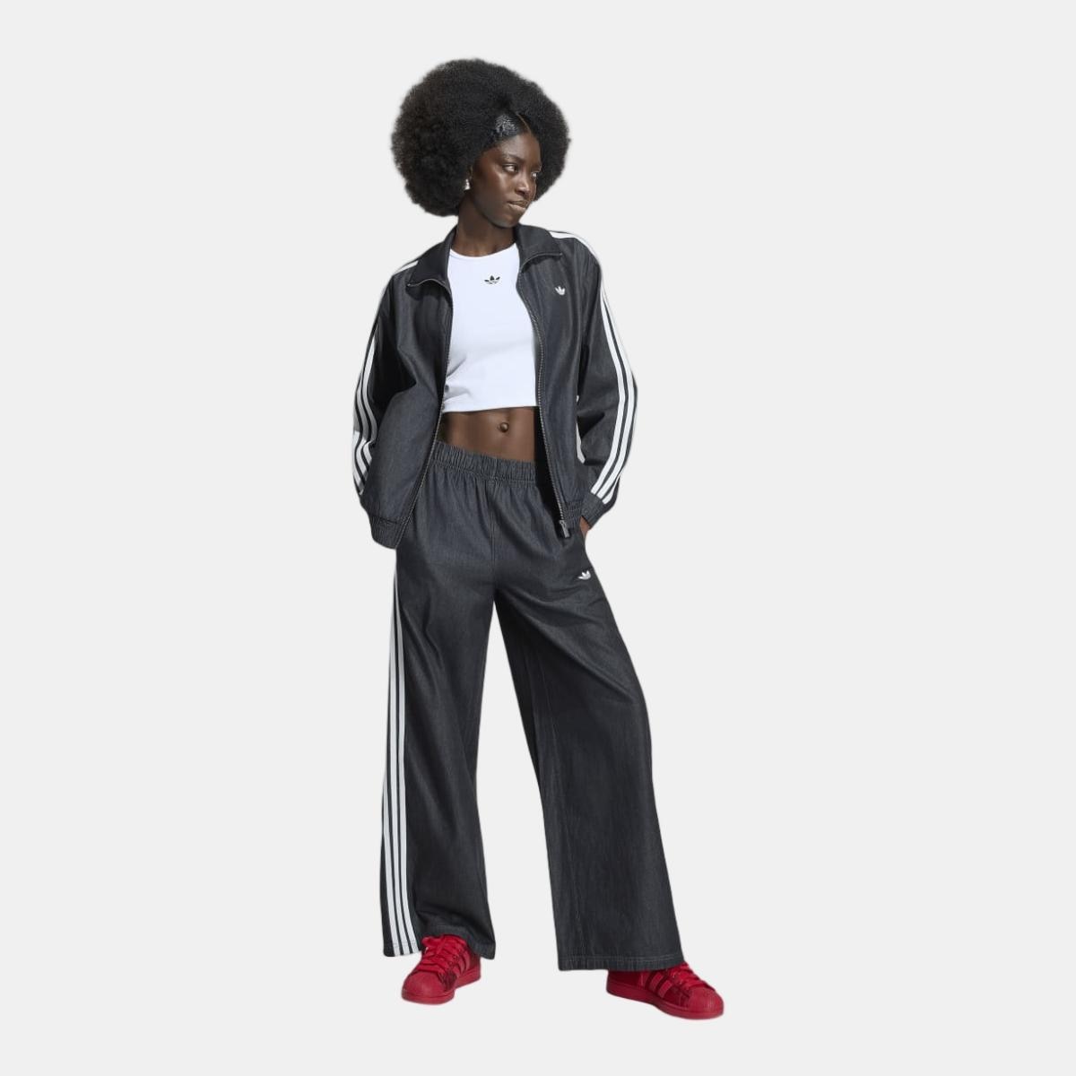 Jeans Wide Leg de Mulher Originals Preto-5