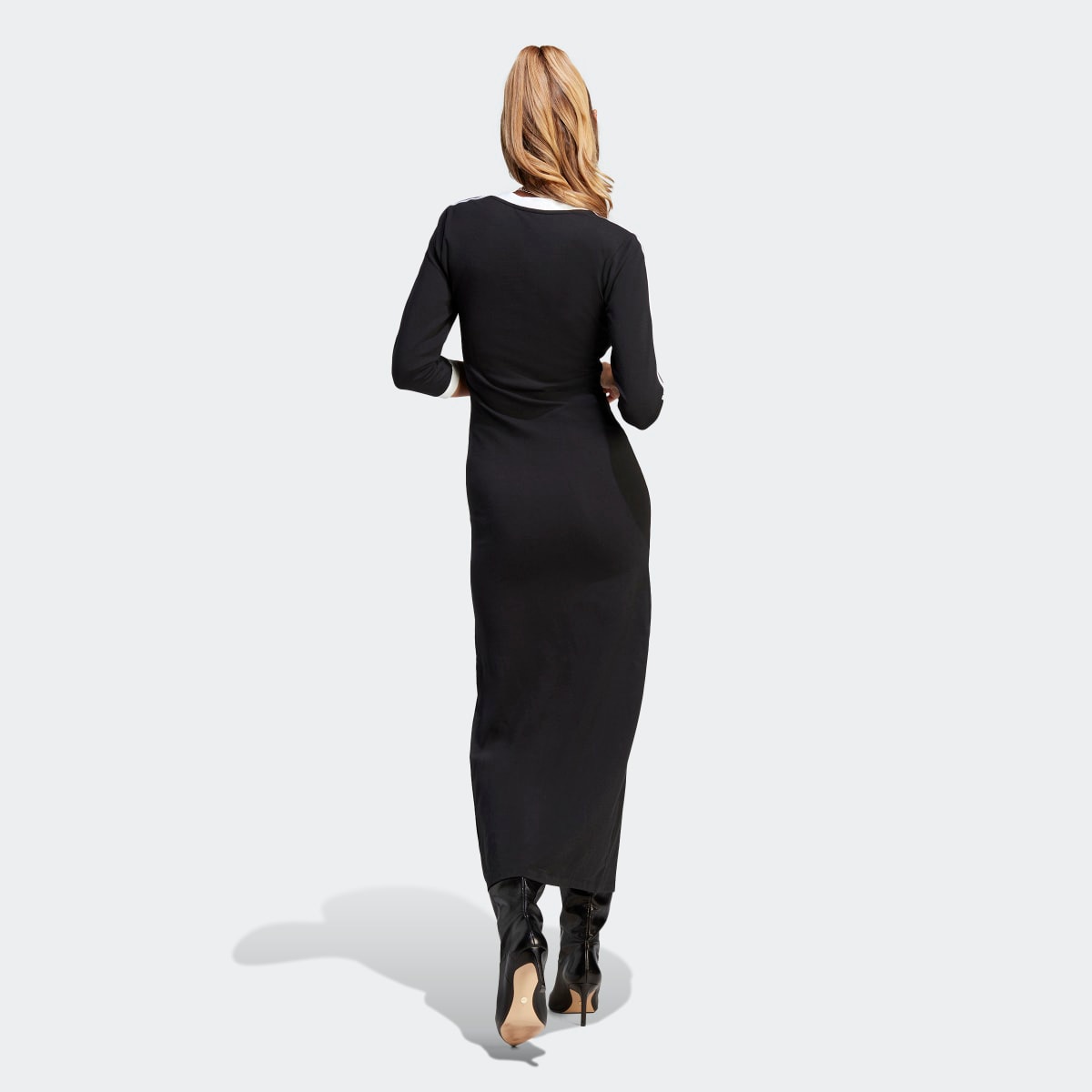 Vestido de Mulher Maxi Adicolor Classics 3 Faixas Originals Preto-2