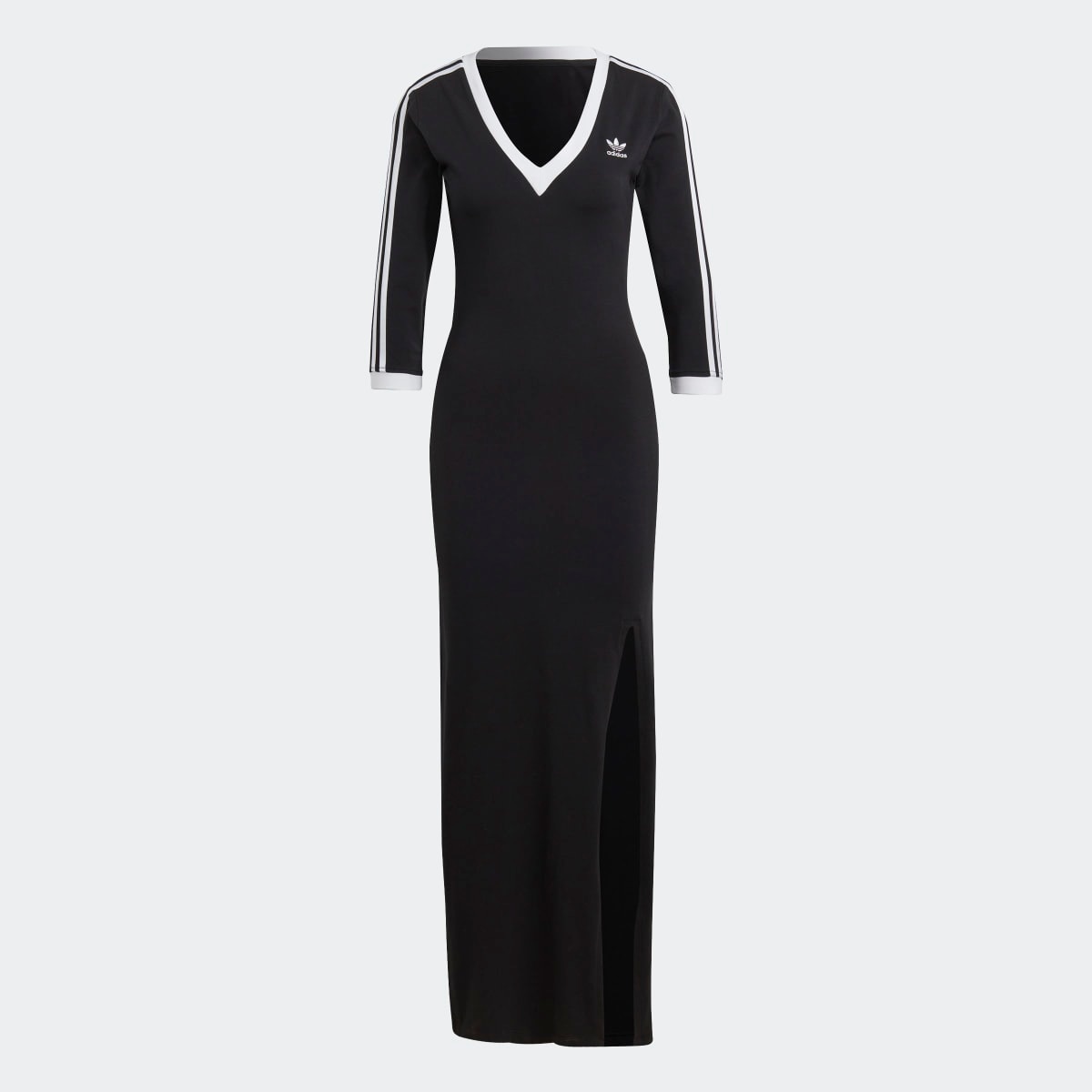 Vestido de Mulher Maxi Adicolor Classics 3 Faixas Originals Preto-6