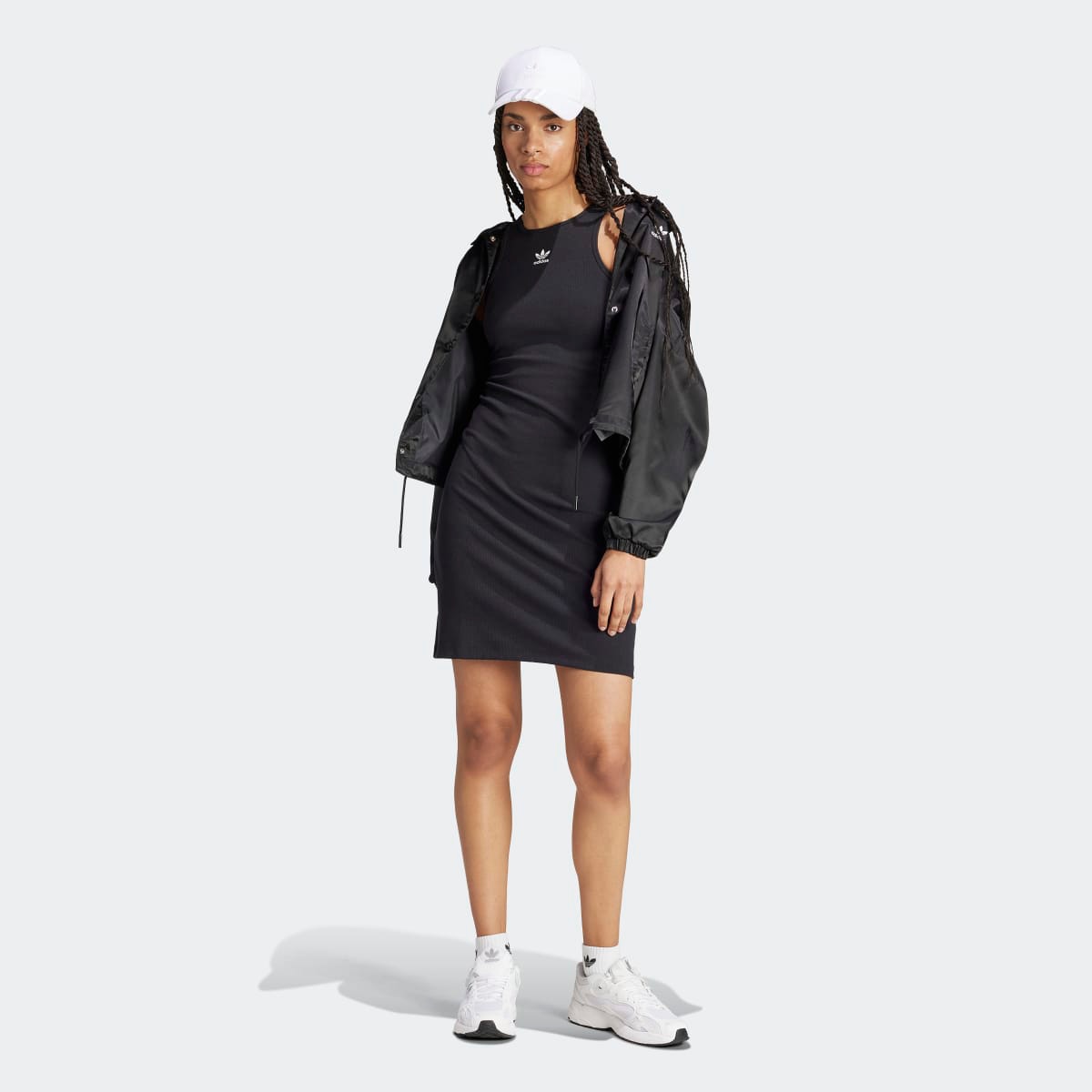 Vestido de Mulher Essentials Rib Originals Preto-3