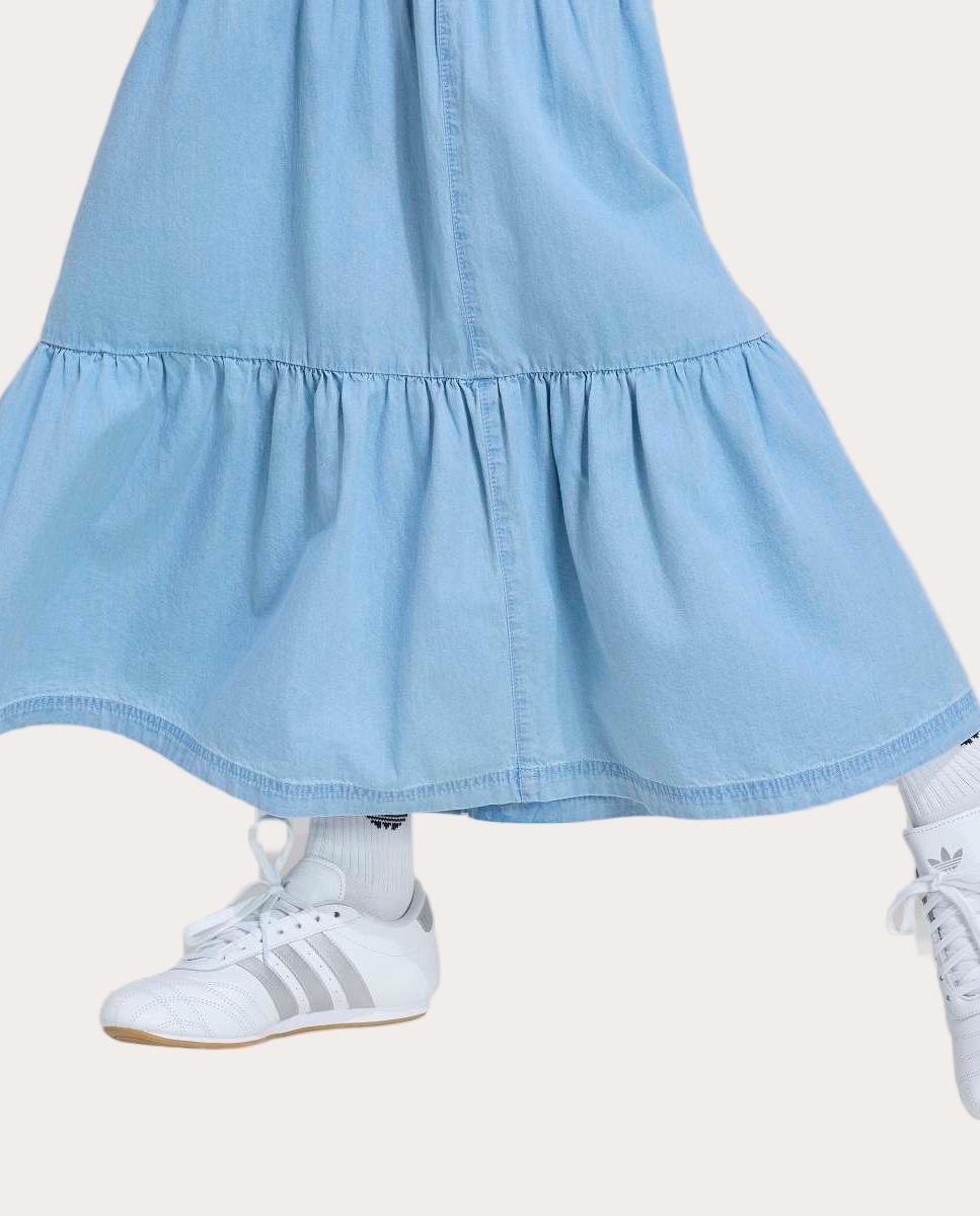 Saia Casual de Mulher Originals Multicolor-5