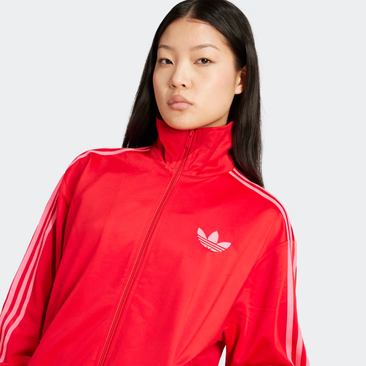 Sweatshirt de Mulher Adicolor Classic Firebird Loose Originals Vermelho-5