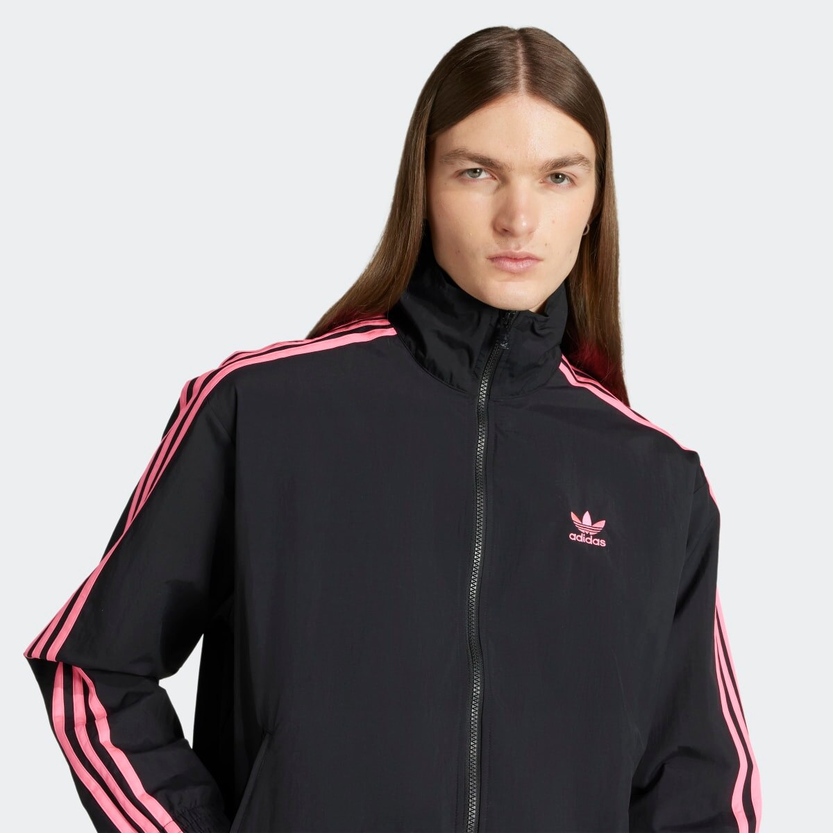 Sweatshirt de Homem Firebird Adicolor Woven Originals Preto-4
