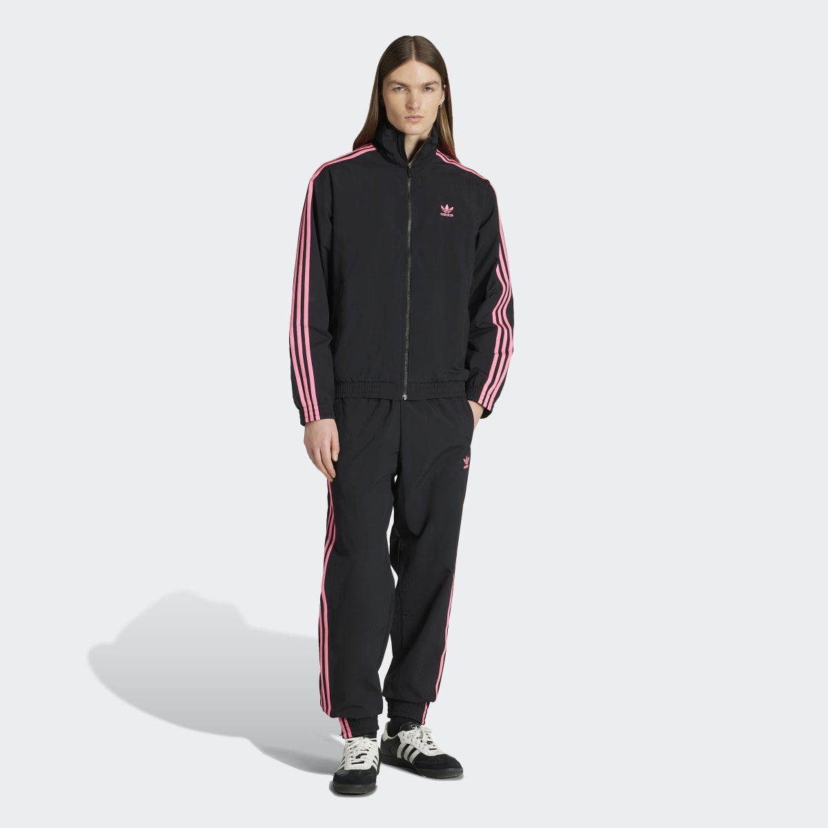 Sweatshirt de Homem Firebird Adicolor Woven Originals Preto-5