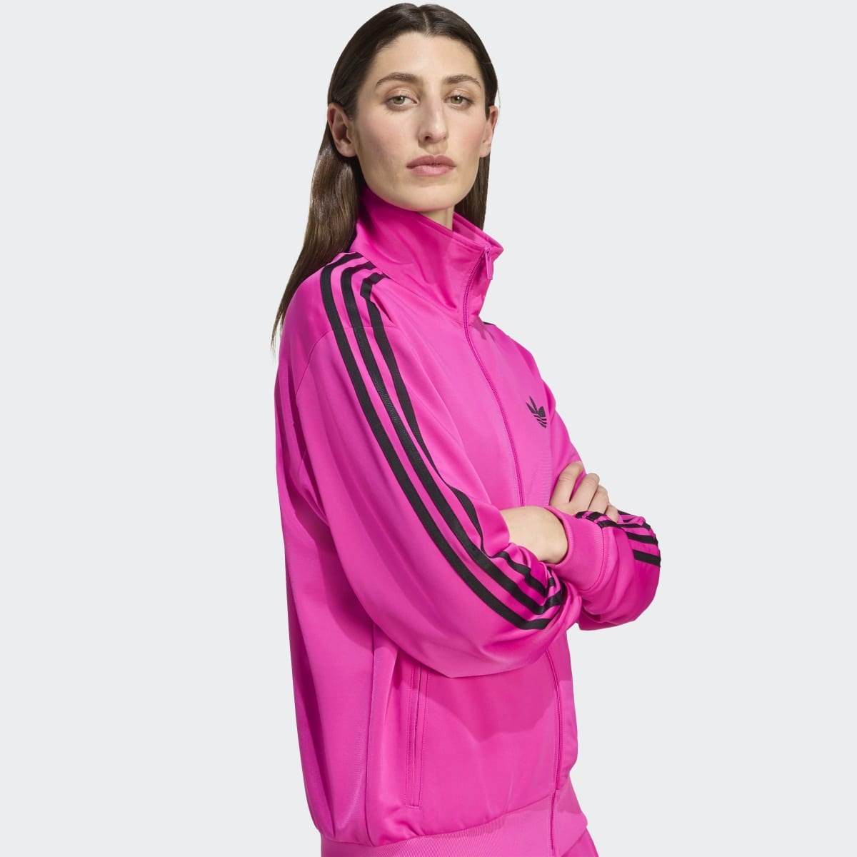 Sweatshirt de Mulher Adicolor Classic Firebird Loose Originals Rosa-4