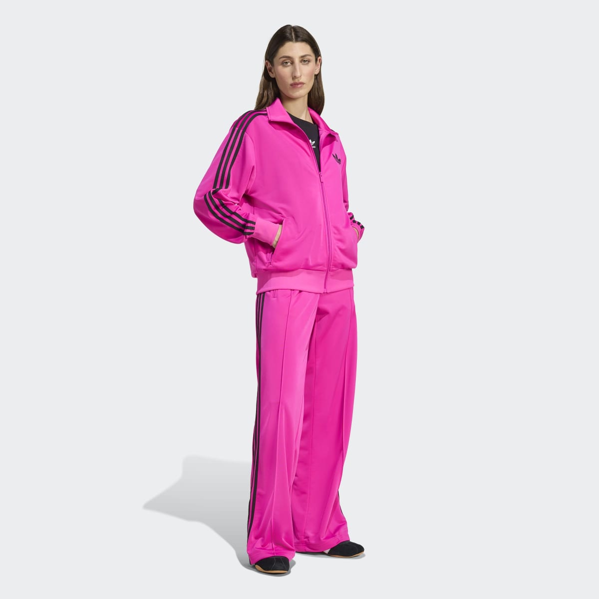 Sweatshirt de Mulher Adicolor Classic Firebird Loose Originals Rosa-5