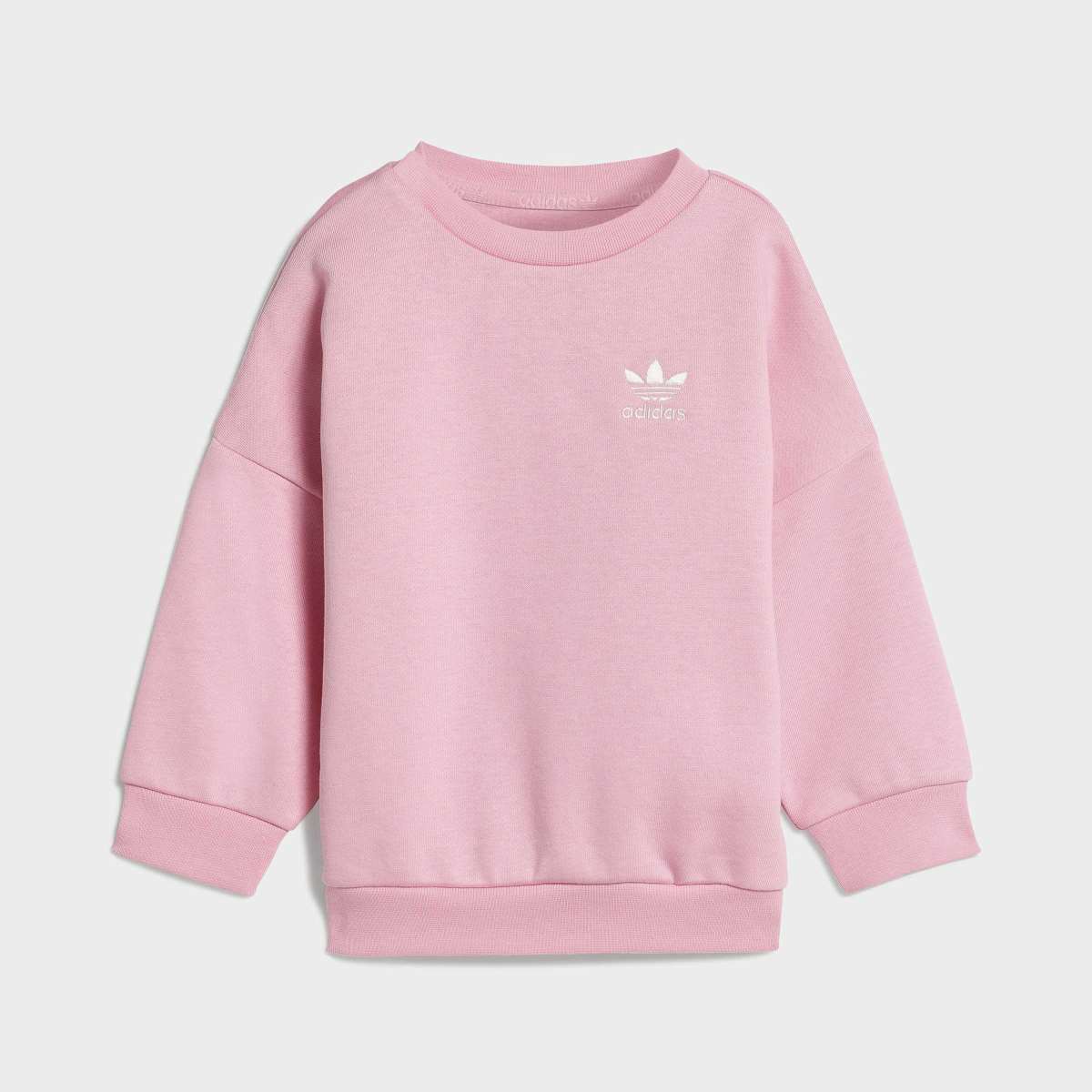 Conjunto de Bebés Trefoil Essentials adidas Originals - Rosa Rosa-2
