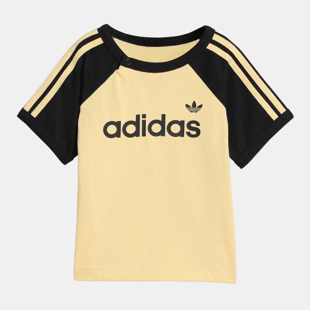 Conjunto de bebé adidas Originals Laranja-7
