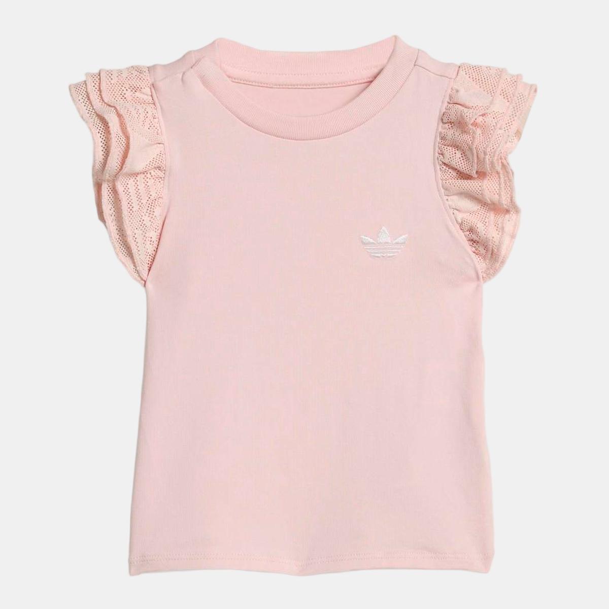 Conjunto de bebé adidas Originals Rosa-7