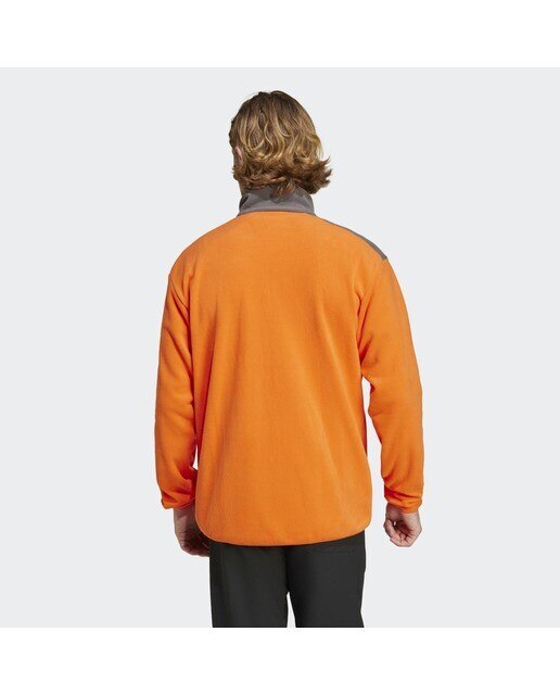 Casaco de Trekking de Homem Terrex Multi Fleece Laranja / Cinzento-2