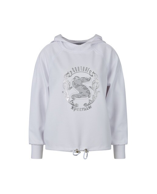 Sweatshirt de Mulher C.O.L Splash Branco-1