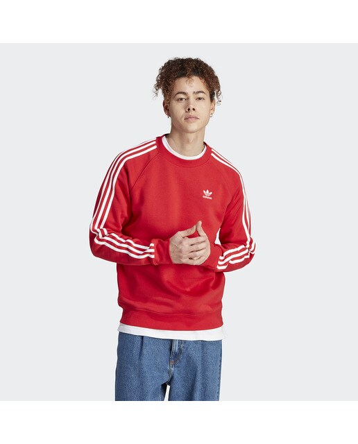 Sweatshirt Adicolor Classics 3 faixas Originals Vermelho-1