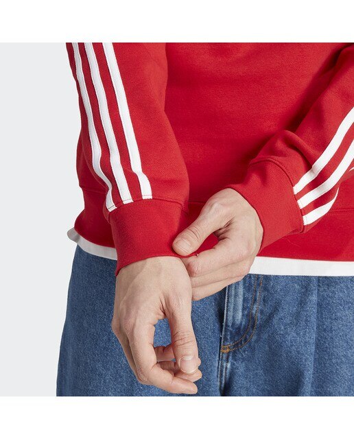 Sweatshirt Adicolor Classics 3 faixas Originals Vermelho-3