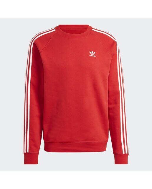 Sweatshirt Adicolor Classics 3 faixas Originals Vermelho-6