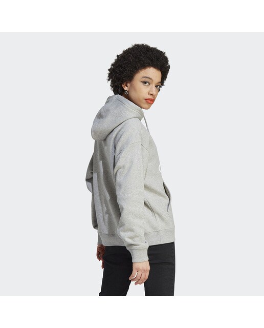 Sweatshirt de mulher Trefoil Adidas Originals Cinzento-2