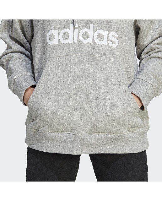 Sweatshirt de mulher Trefoil Adidas Originals Cinzento-4