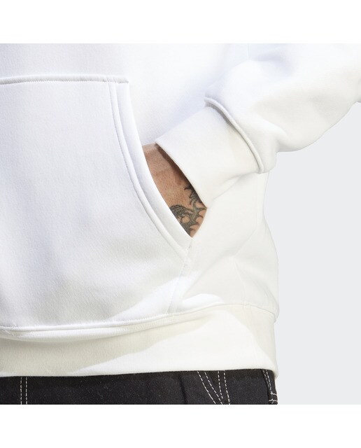 Sweatshirt Trefoil Essentials Originals Branco-3