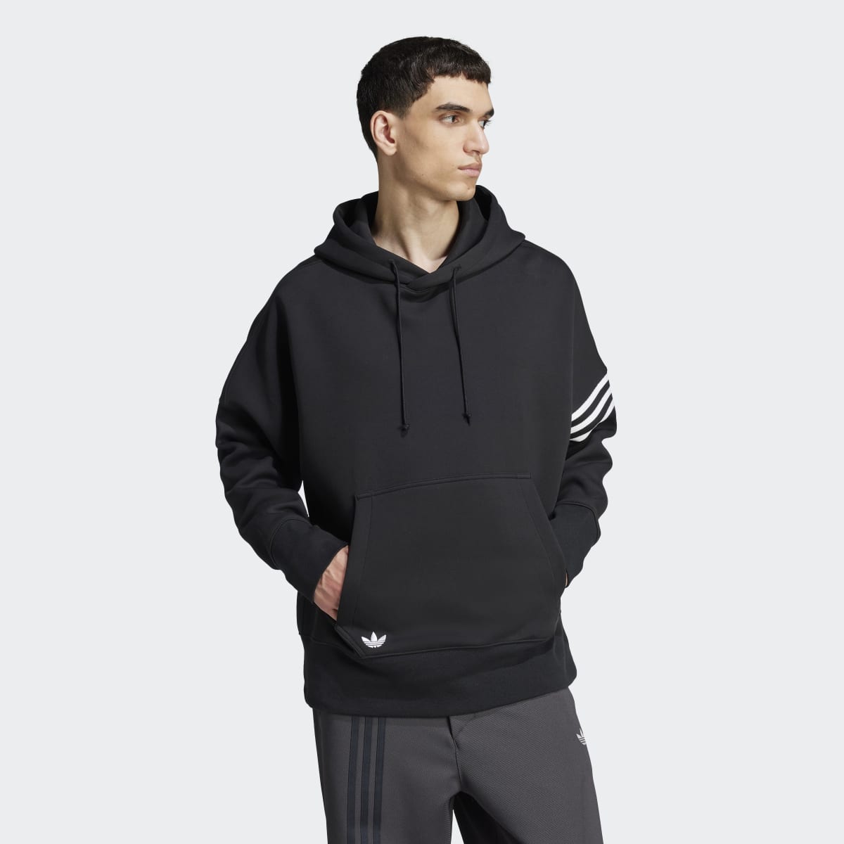 Sweatshirt de Homem com Capuz Neuclassics Preto-1