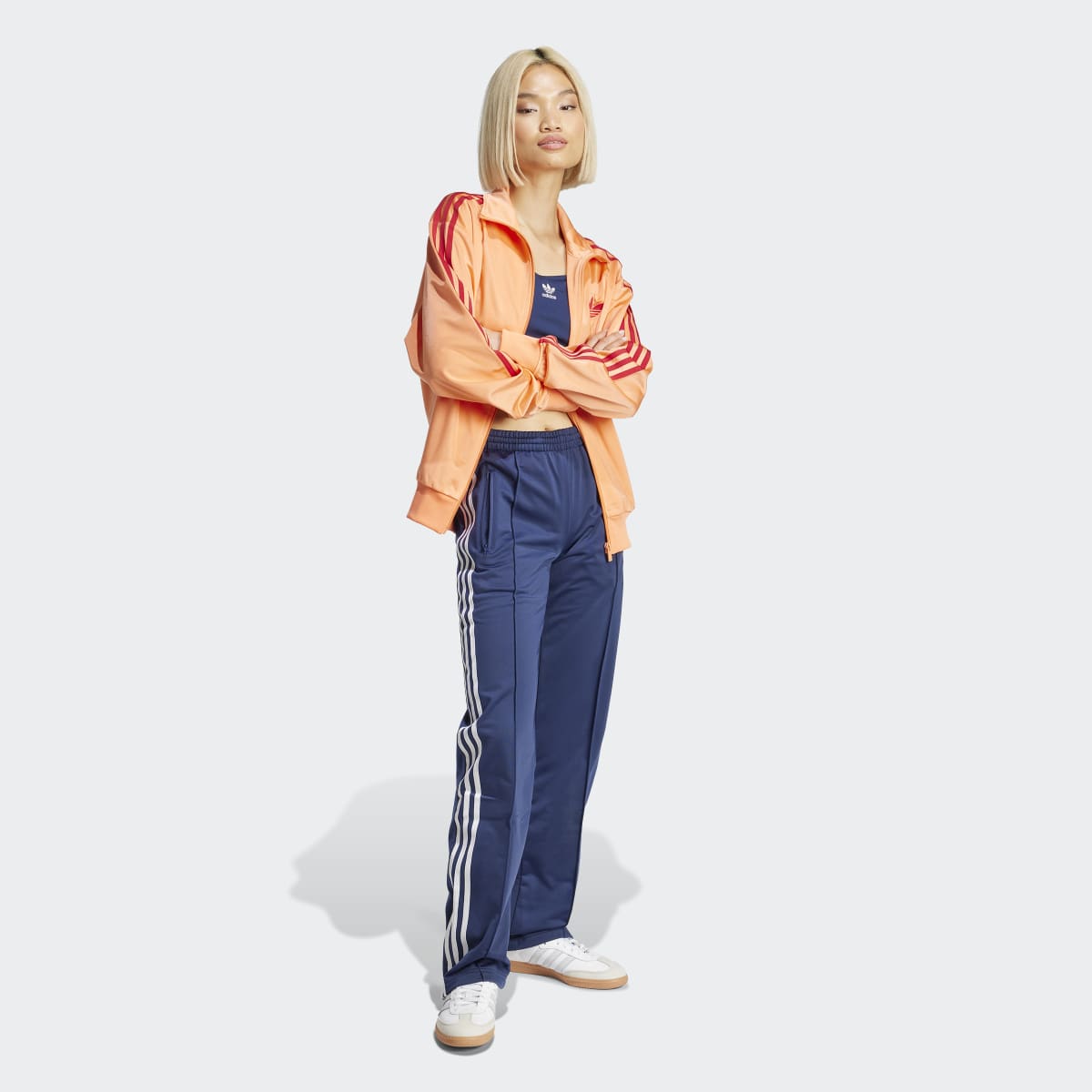 Casaco de Mulher Adicolor Classic Firebird Loose Laranja-5