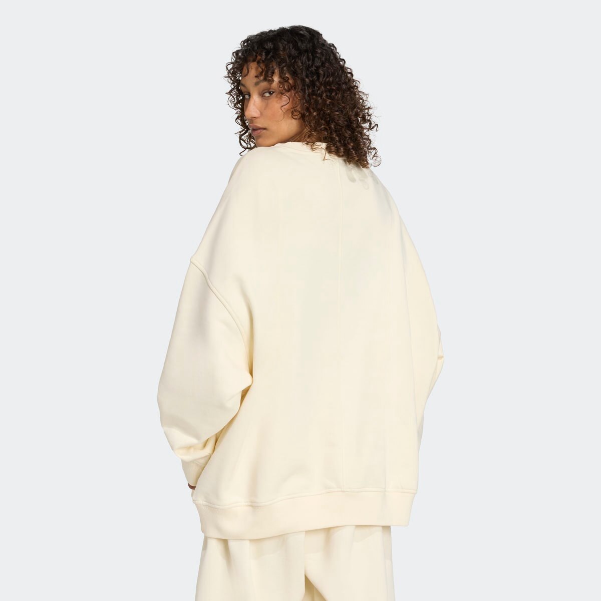 Sweatshirt de Mulher Essentials Linear Oversized Originals Branco-2
