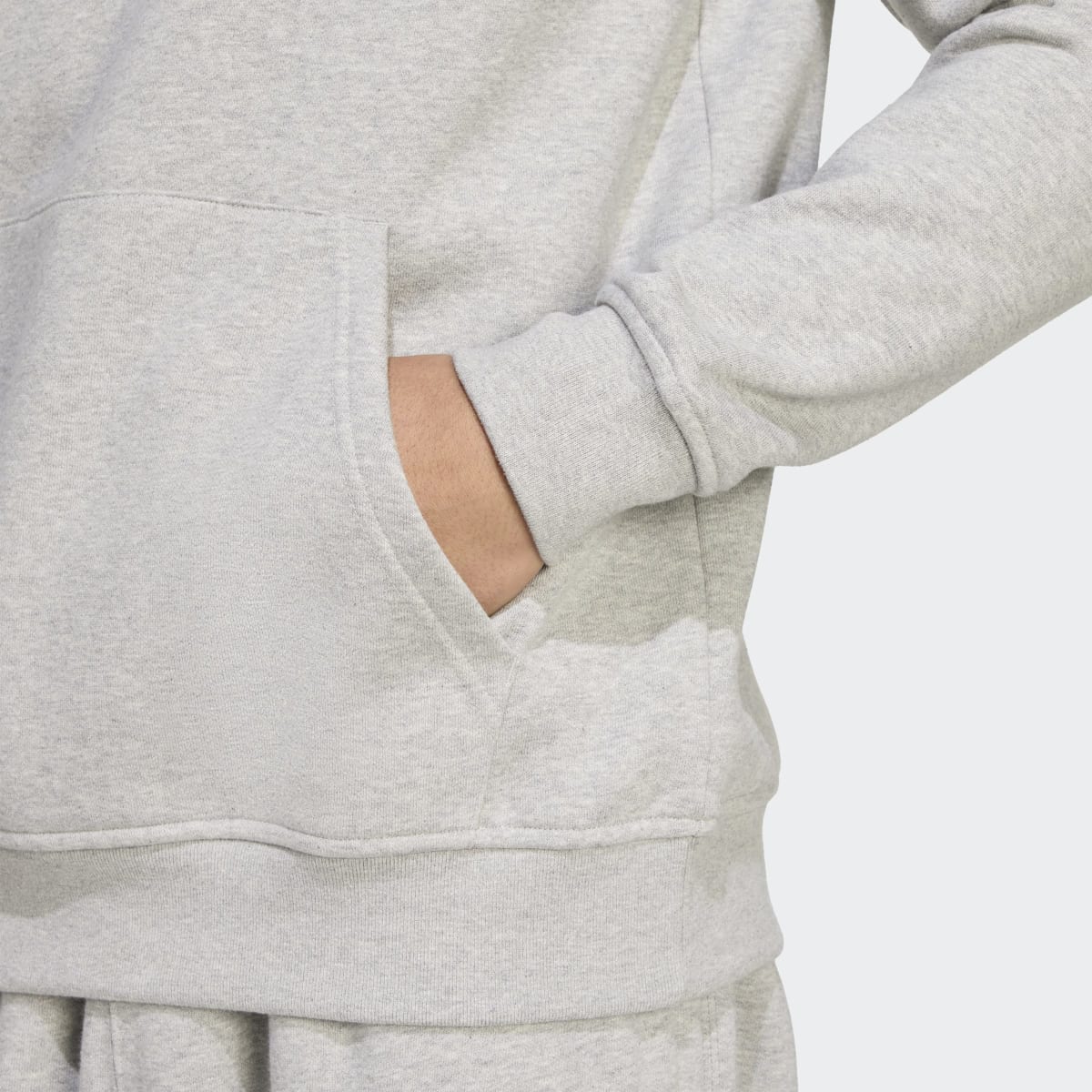 Sweatshirt de Homem Trefoil Essentials Originals Cinzento-3