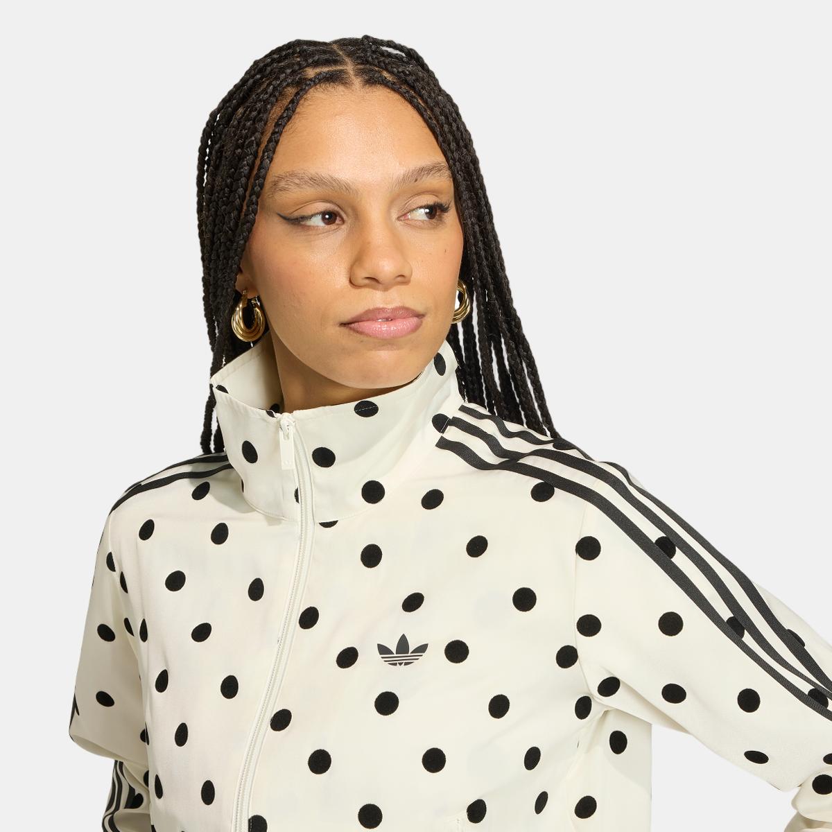Sweatshirt de Mulher Satin Polka Dots TT Originals Branco-3