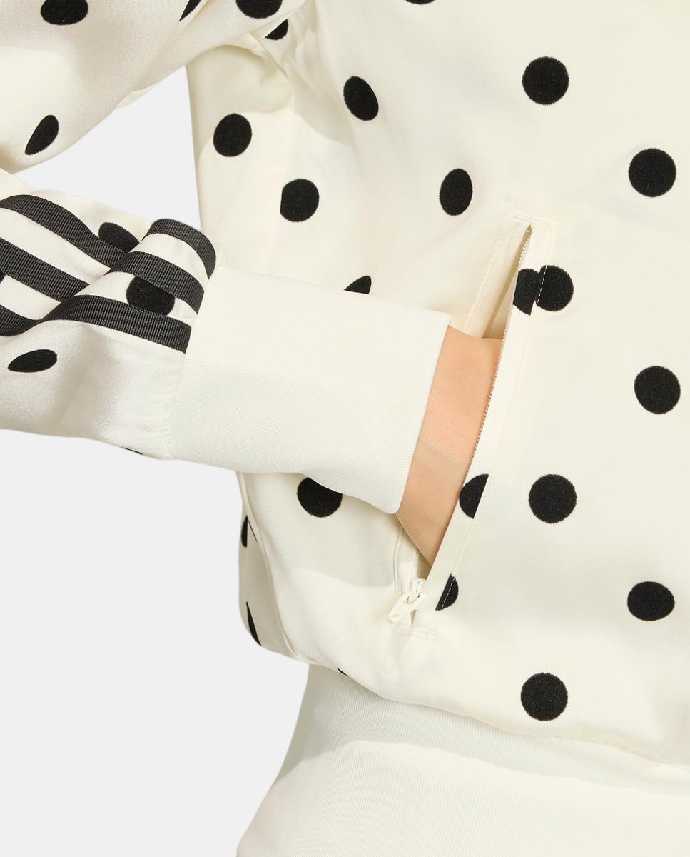 Sweatshirt de Mulher Satin Polka Dots TT Originals Branco-4