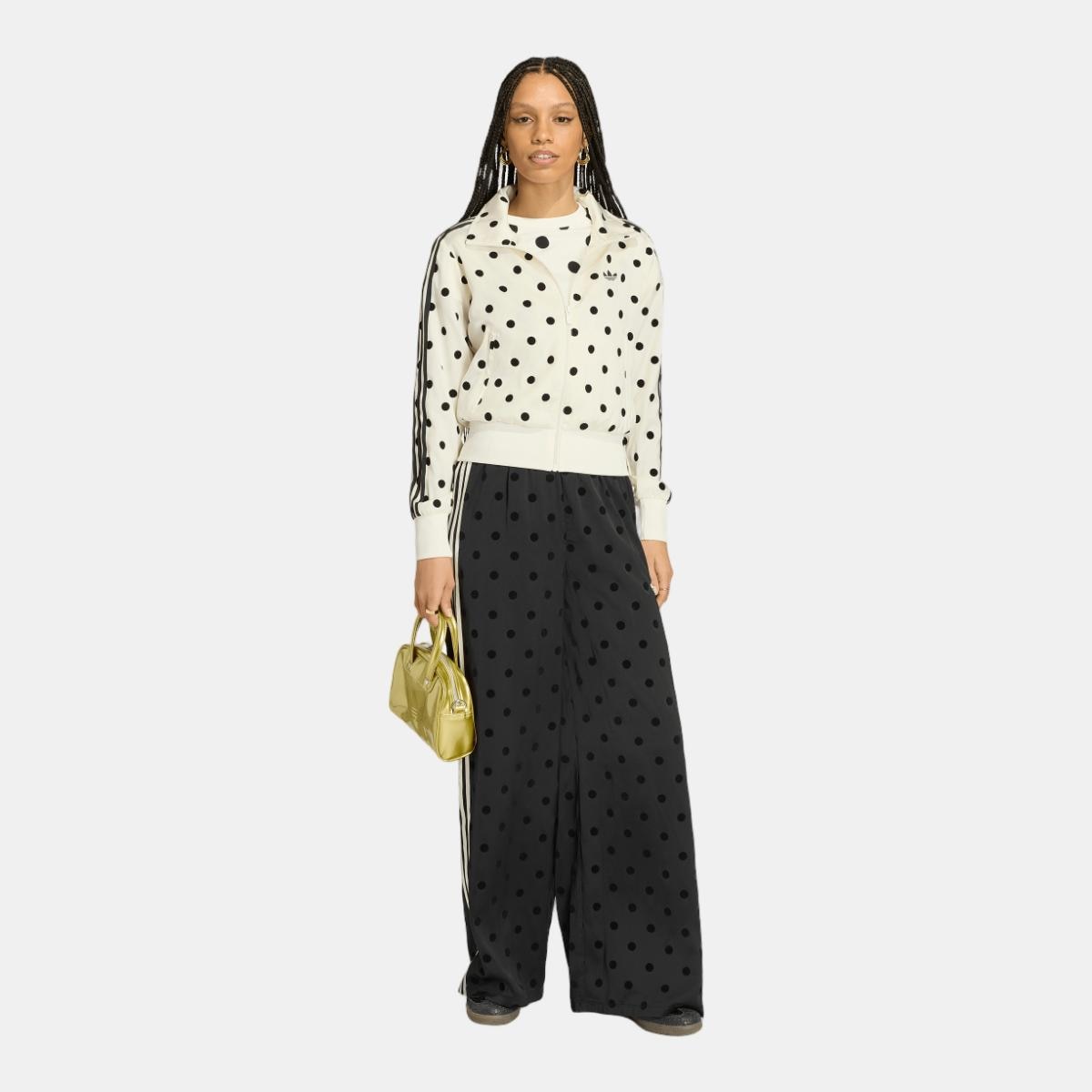 Sweatshirt de Mulher Satin Polka Dots TT Originals Branco-5