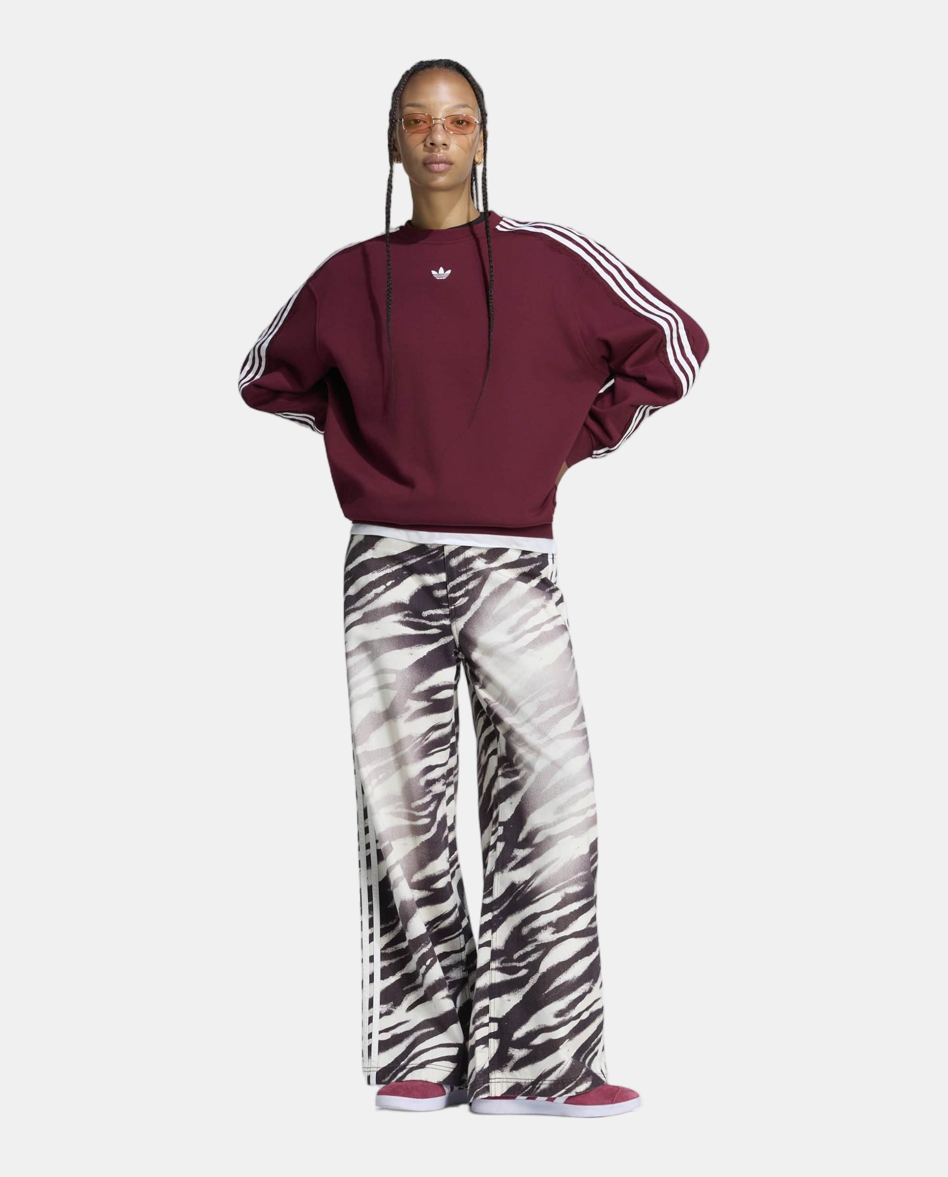 Sweatshirt Casual de Mulher Firebird Burgundy-3