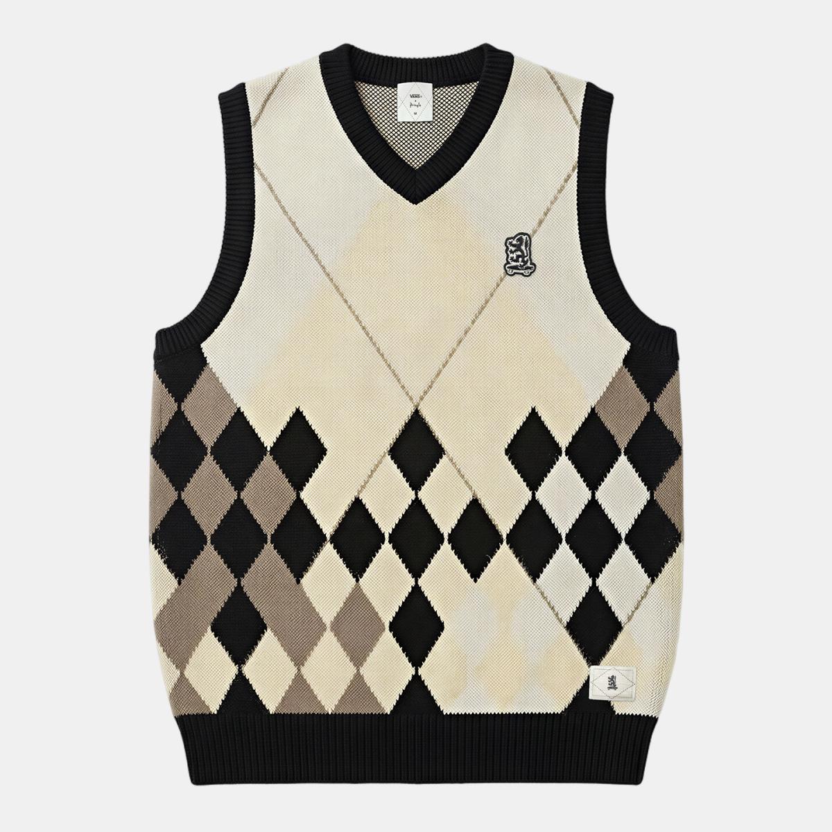 Imagem 0 de Sweatshirt Casual de Homem Pringle Mens Sweater Vest Black/Marshmallow