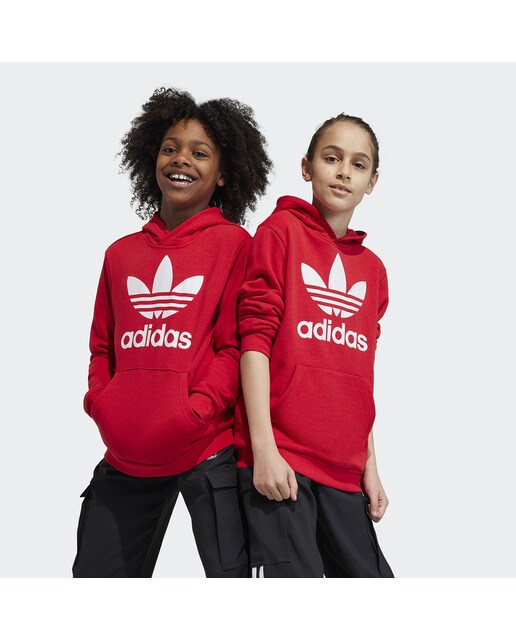 Sweatshirt de criança Trefoil adidas Originals Vermelho-1