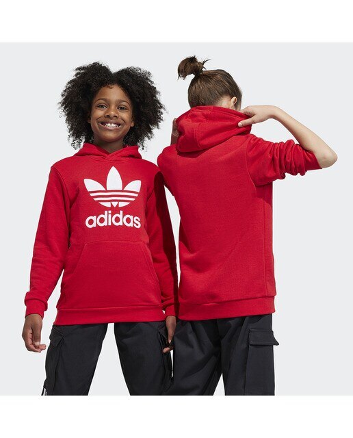 Sweatshirt de criança Trefoil adidas Originals Vermelho-2
