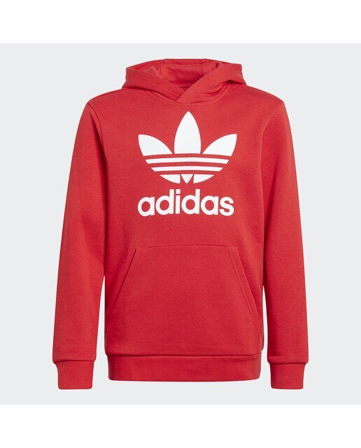 Sweatshirt de criança Trefoil adidas Originals Vermelho-8