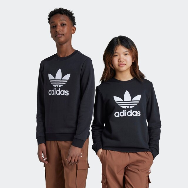 Imagen 0 de Sudadera de niños cuello redondo Trefoil  Adidas