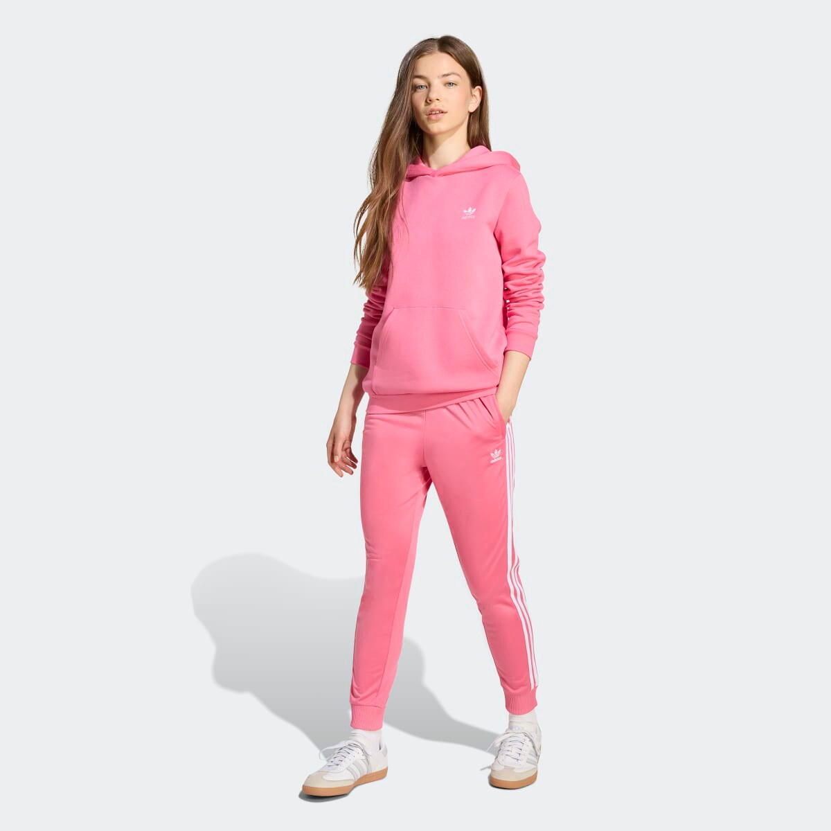 Sweatshirt de criança adidas Originals Rosa-6
