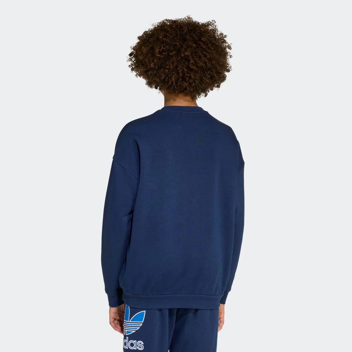 Sweatshirt de criança Trefoil adidas Originals Azul-marinho-4