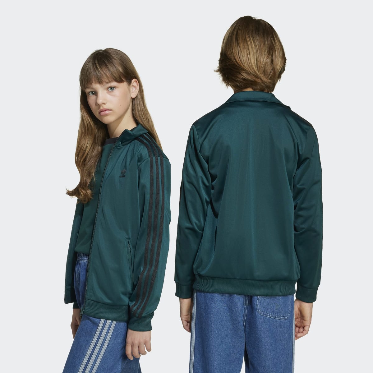 Sweatshirt de Criança Adicolor Firebird Originals Verde-2