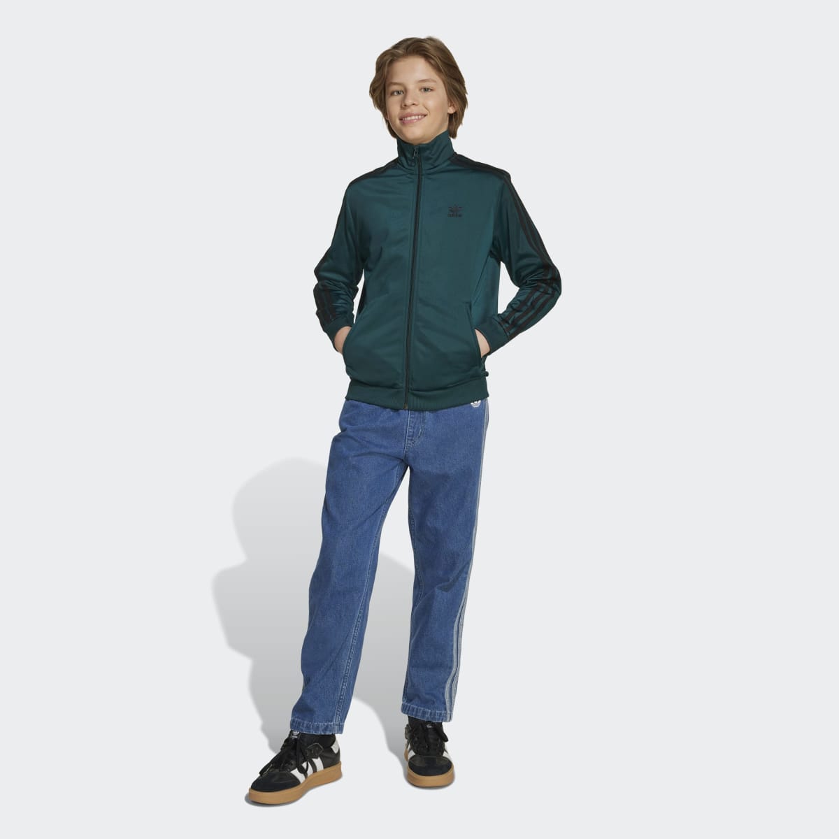 Sweatshirt de Criança Adicolor Firebird Originals Verde-5