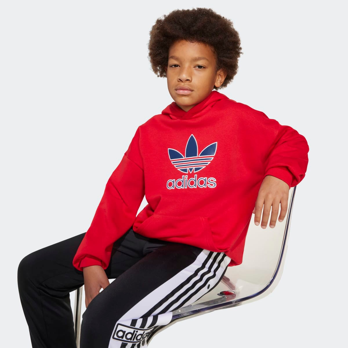 Sweatshirt de Criança Trefoil Kids Originals Vermelho-6