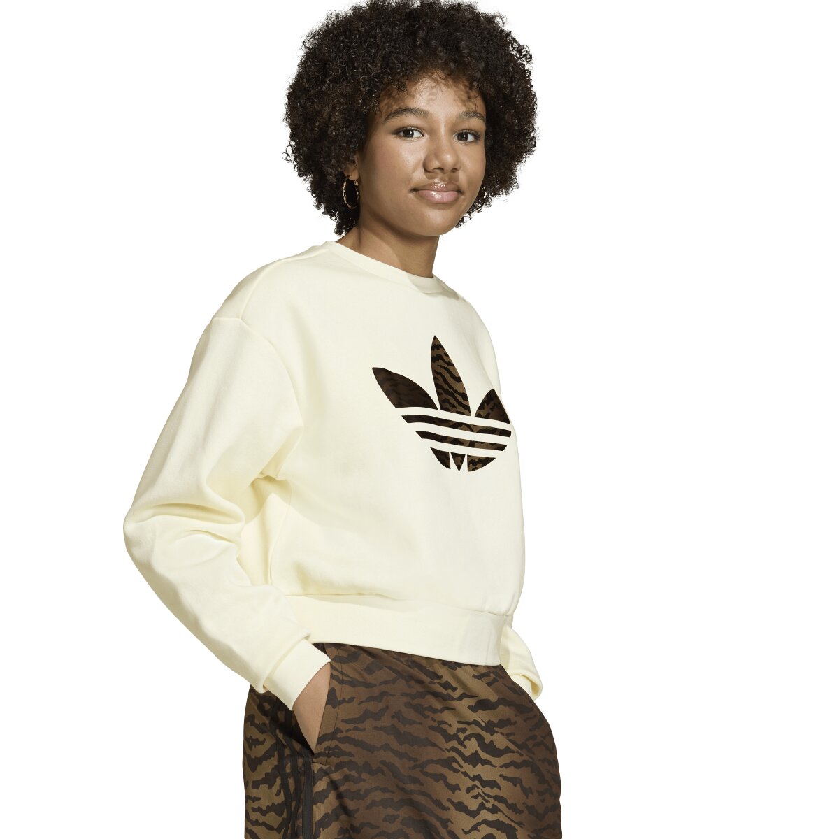Sweatshirt de Menina Graphics Originals Branco-6