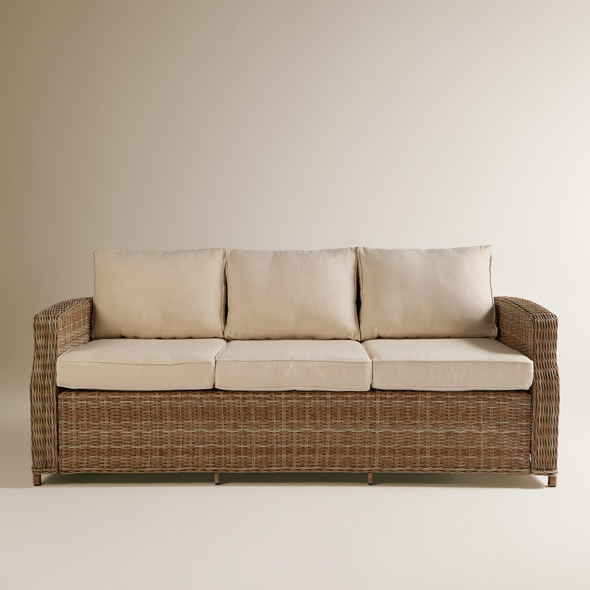 Sofá de jardim de 3 lugares Le Mans El Corte Inglés Natural-2