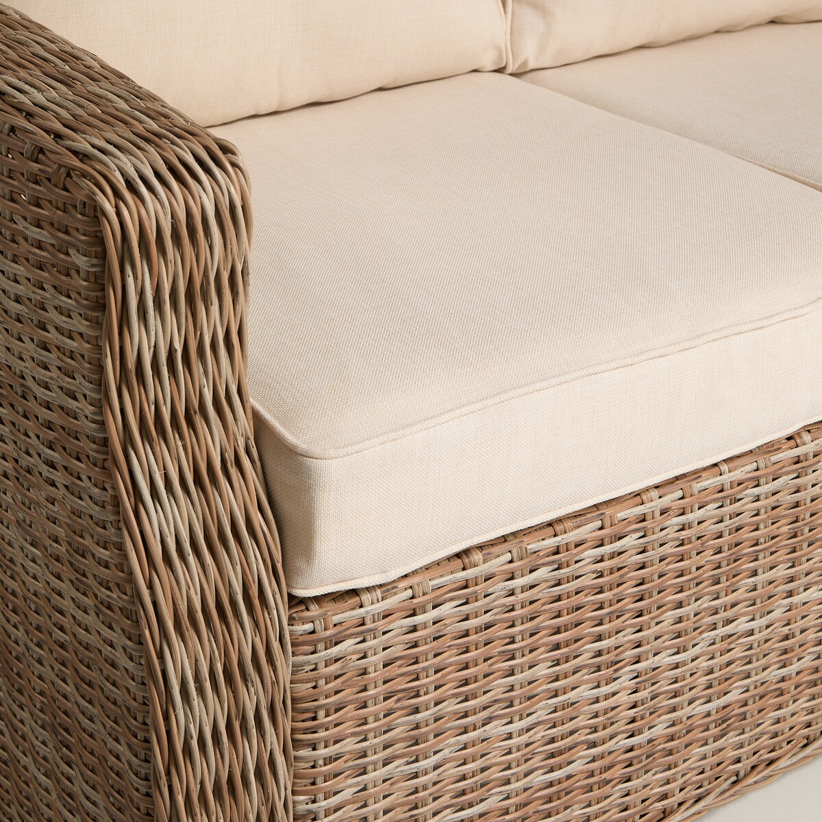 Sofá de jardim de 3 lugares Le Mans El Corte Inglés Natural-6