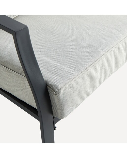 Conjunto de jardín Sicilia Basics El Corte Inglés Antracita / Gris-6