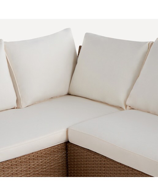 Conjunto con rinconera Estambul Basics El Corte Inglés Natural-6