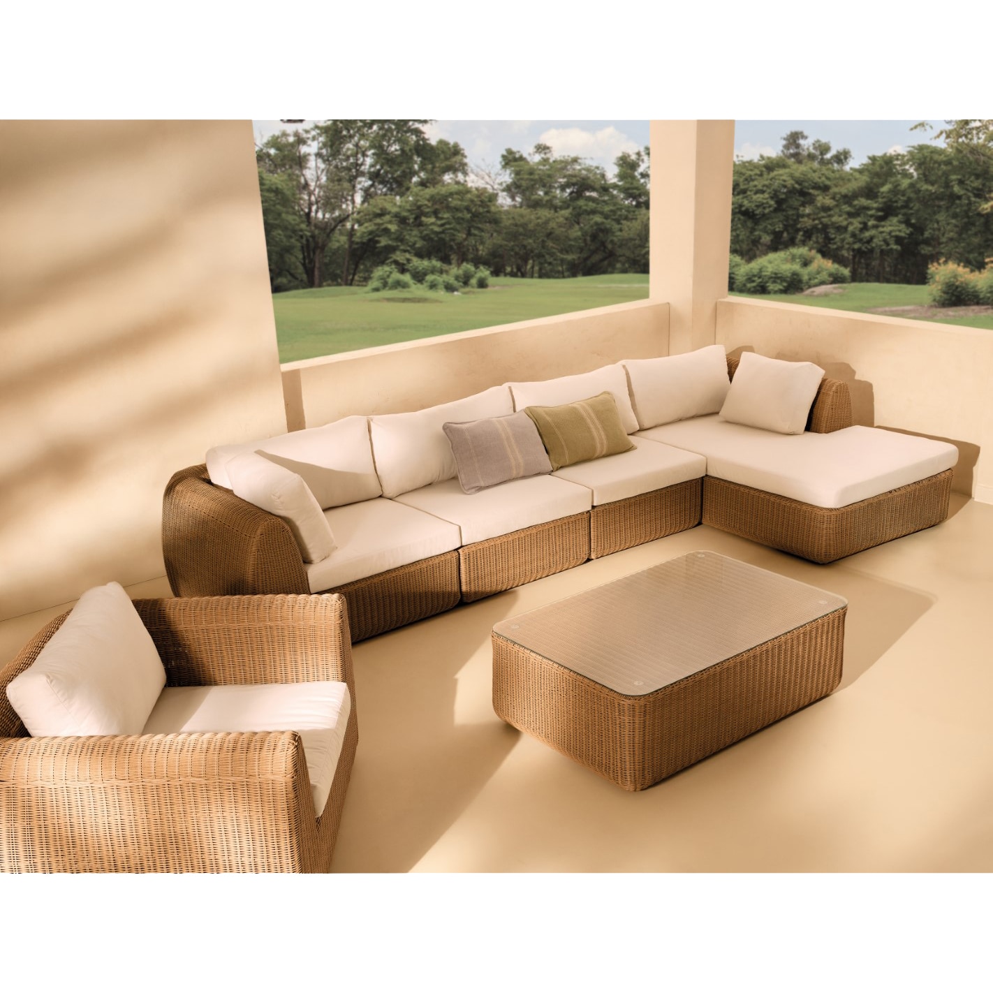 Poltrona de jardim Ibiza El Corte Inglés Natural-7