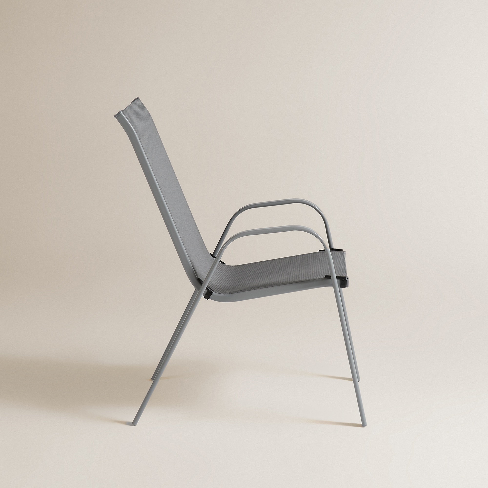 Conjunto de comedor de jardín Algarve Basics El Corte Inglés Gris claro-8