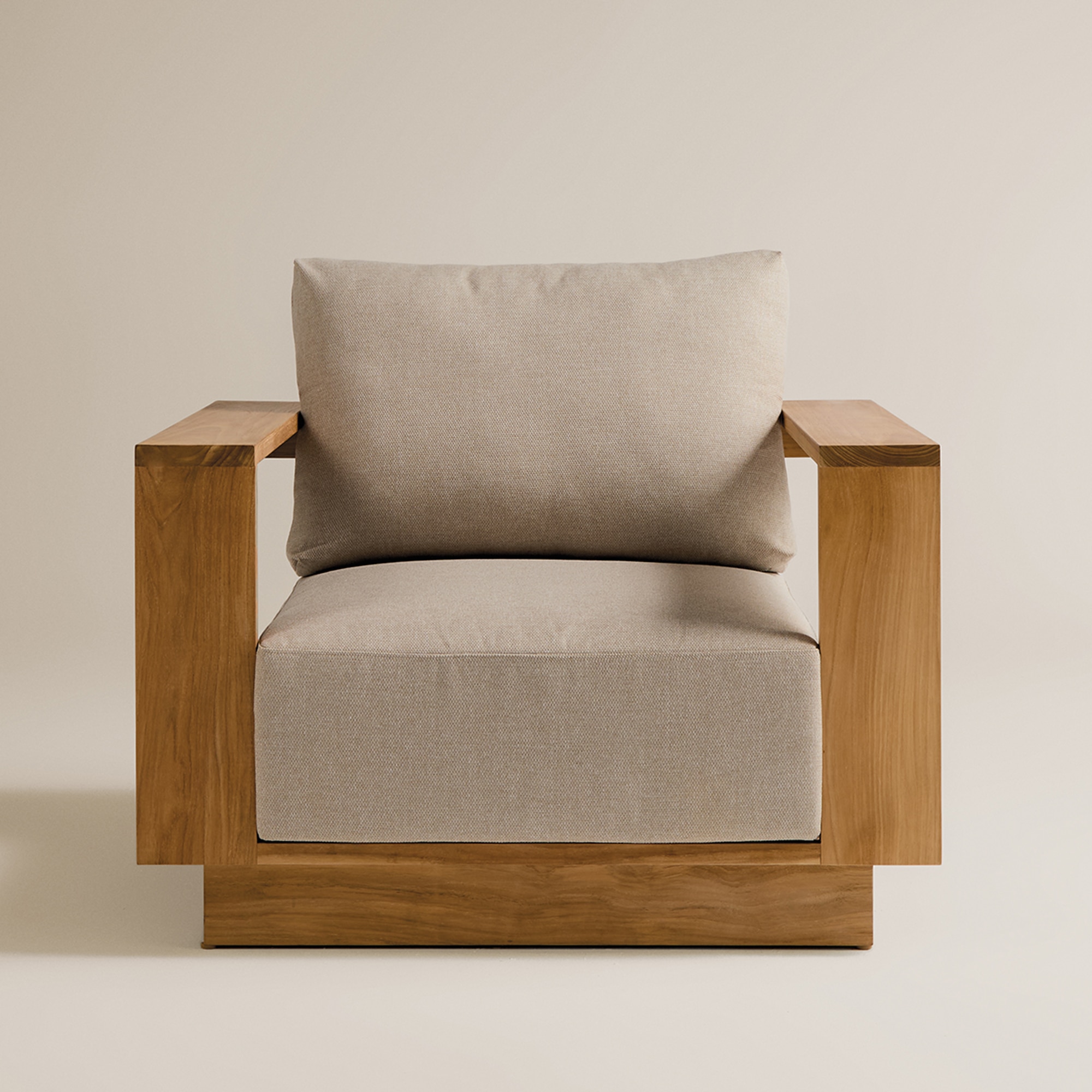 Cadeira de Mesa de Jardim de Teca Formentor Natural-2