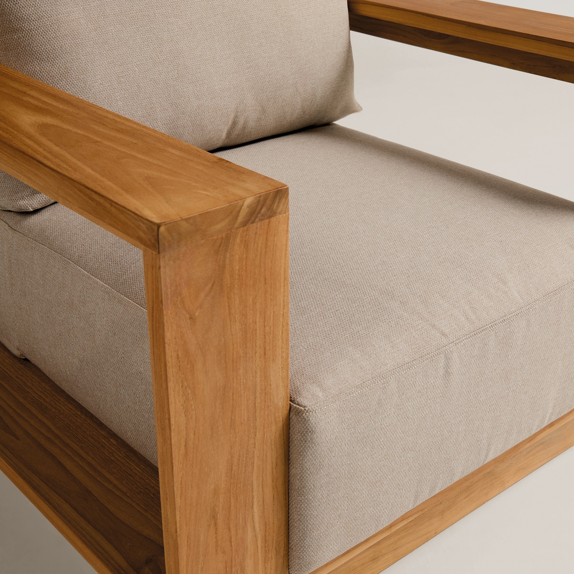 Cadeira de Mesa de Jardim de Teca Formentor Natural-5