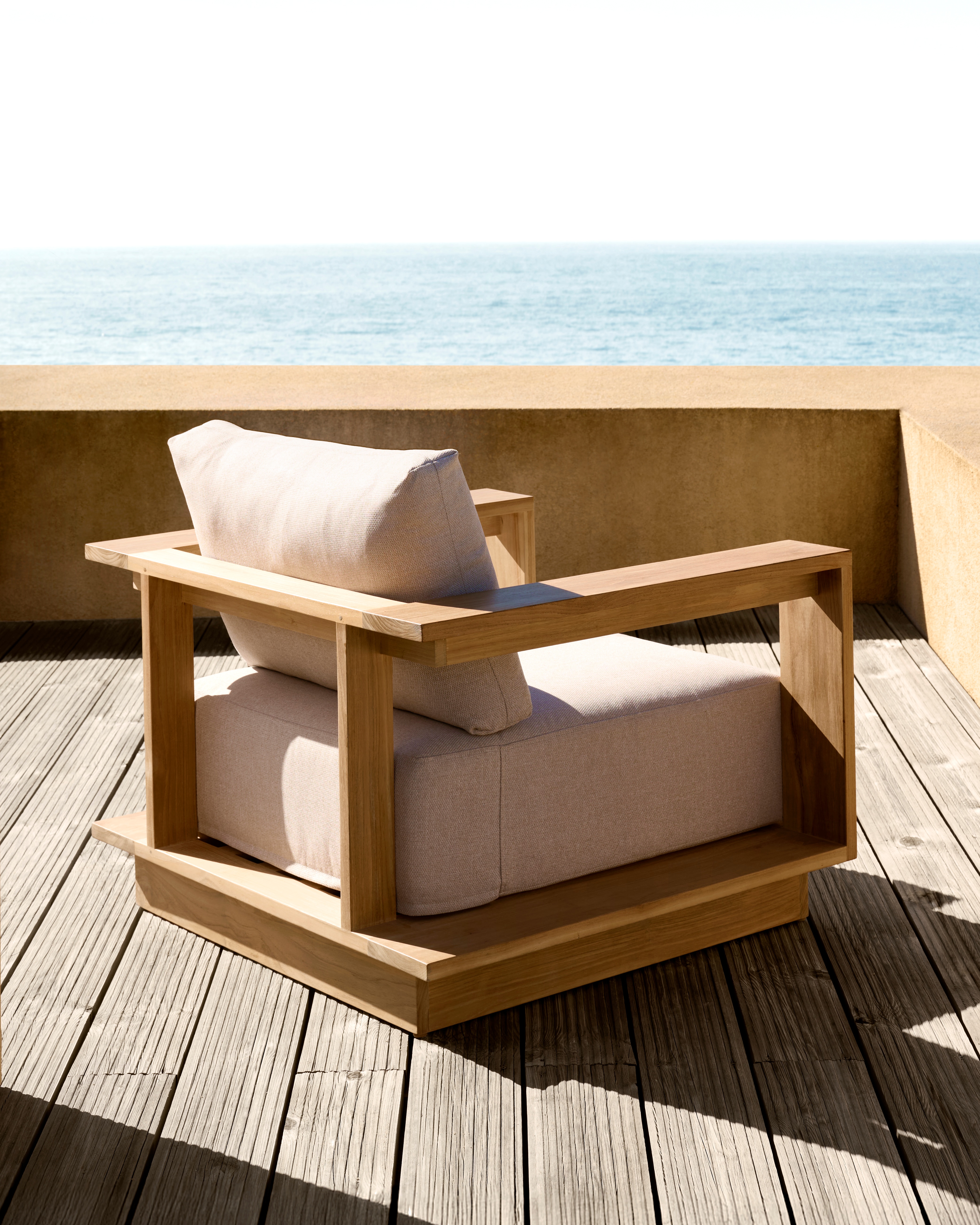 Cadeira de Mesa de Jardim de Teca Formentor Natural-8