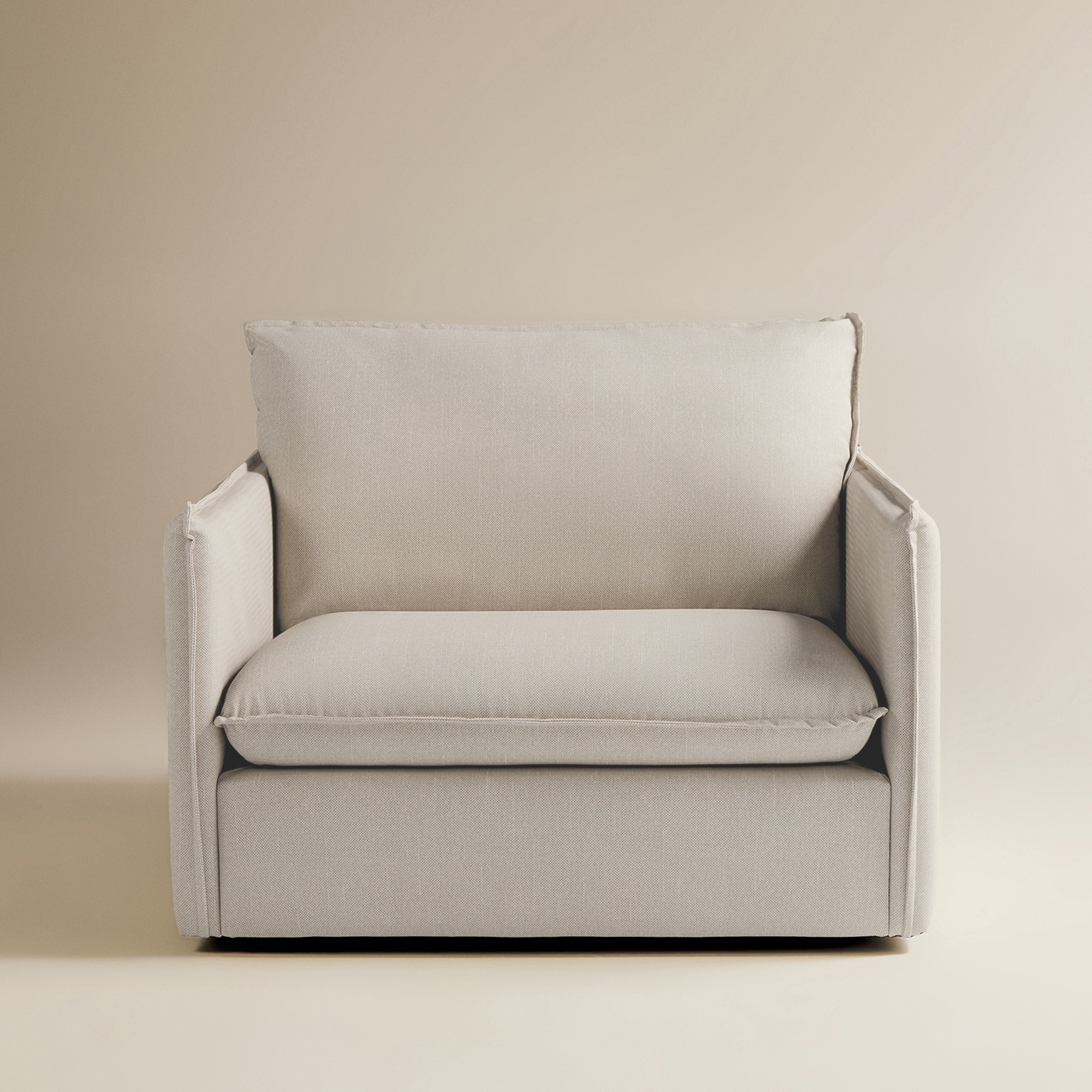 Sillón de jardín con tejido impermeable Oasis - Crema 107 cm Crema-2